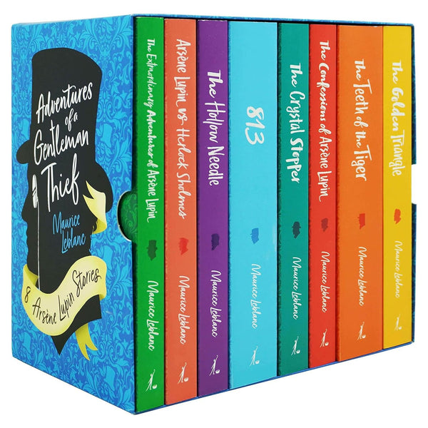 The Complete Collection of Arsène Lupin 8 Books Box Set by Maurice LeBlanc (Herlock Sholmes, The Confessions, The Crystal Stopper, The Confessions of Arsene Lupin & More)