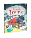 See Inside Trains – Usborne Lift-the-Flap Educational Book for Children | Interactive Train & Transport Learning Book