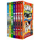 Bunny vs Monkey 7 Books Collection Set by Jamie Smart – Supersonic Aye-Aye, The Human Invasion & Funny Graphic Adventure Collection for Kids
