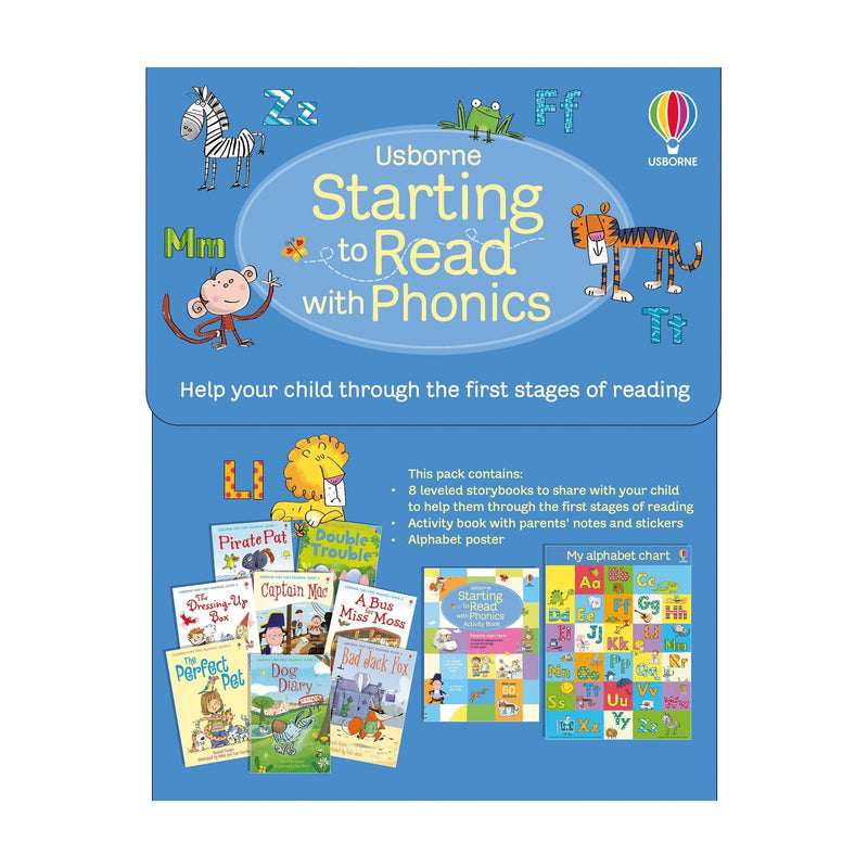 Usborne Starting to Read with Phonics Collection Set