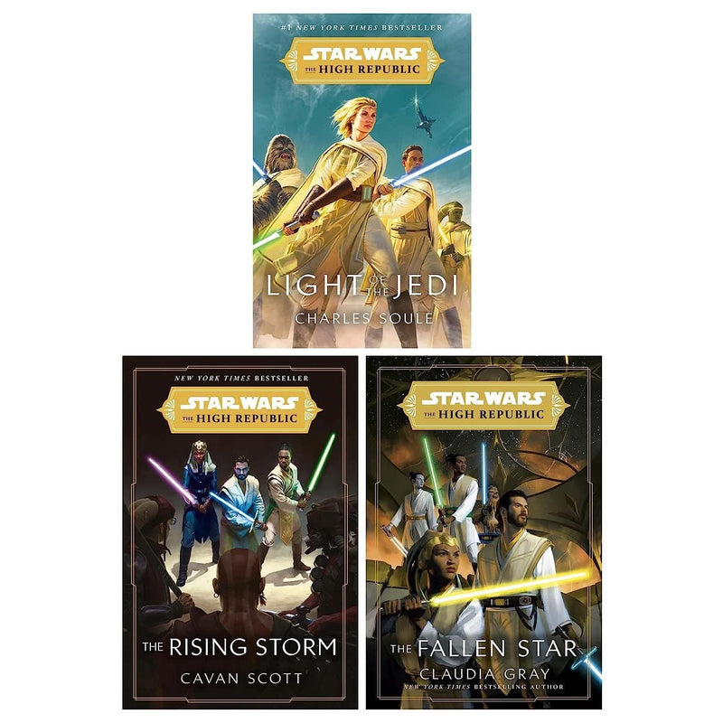 Star Wars: The High Republic Series 3 Books Collection Set (Books 1-3) (Light of the Jedi, The Rising Storm & The Fallen Star)