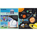 Usborne Lift-The-Flap Look Inside: Space by Rob Lloyd Jones - An interactive lift-the-flap introduction to galaxies, stars and the moon for young children