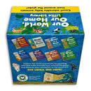 Our World, Our Home Little Library Collection 8 Books Box Set (Over on the Farm, in the Ocean, in a River, in the Forest, on a Mountain, in the Grasslands, on a Desert and in the Jungle)