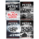 The Lewis Trilogy by Peter May 4 Books Collection Set (The Lewis Man, The Blackhouse, The Chessmen and The Black Loch [Hardback])
