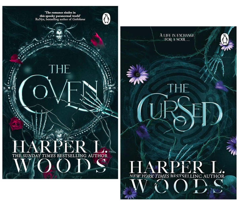 Coven of Bones Series by Harper L. Woods 2 Books Collection Set (The Coven and The Cursed)