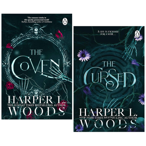 Coven of Bones Series by Harper L. Woods 2 Books Collection Set (The Coven and The Cursed)