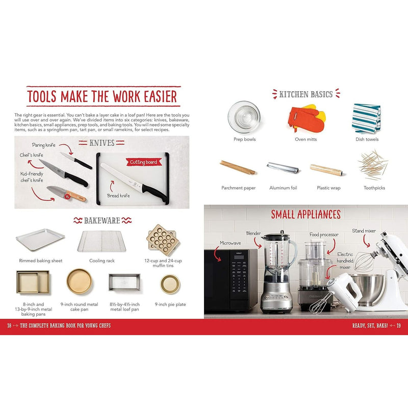 The Complete Baking Book for Young Chefs: 100+ Sweet and Savory Recipes that You'll Love to Bake, Share and Eat! by America's Test Kitchen