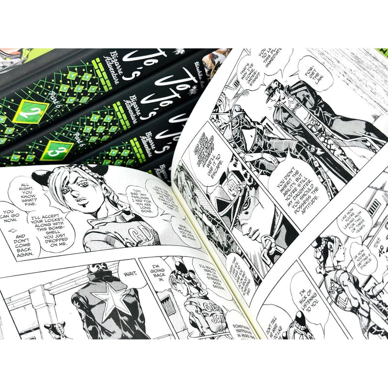 JoJo's Bizarre Adventure: Part 6 - Stone Ocean 5 Books Collection Set (Vol 1-5)