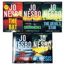 Harry Hole Series 1-5 Books Collection Set By Jo Nesbo (The Bat, Cockroaches, The Redbreast, Nemesis & The Devil's Star)