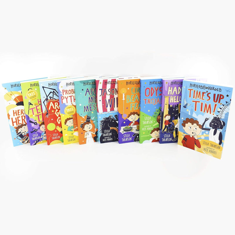 Hopeless Heroes The Greek God Collection 10 Books Set By Stella Tarakson, Nick Roberts