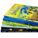 Usborne Lift the Flap See Inside 5 Books Collection Set – Dinosaurs, Your Body & Educational Discovery Collection