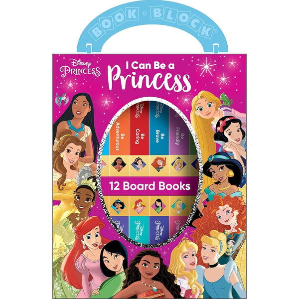 Disney Princess - I Can Be Princess My First Library Board Book Block 12-Book Set - PI Kids: I Can Be a Princess