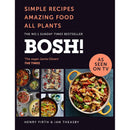 BOSH Series 6 Books Collection Set By Henry Firth and Ian Theasby (on a Budget, How to Live Vegan, Healthy Vegan, [Hardcover] Speedy BOSH, [Hardcover] Bosh Simple Recipes, [Hardcover] Bish Bash Bosh)