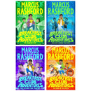 The Breakfast Club Adventures Series 4 Books Collection Set by Marcus Rashford (The Beast Beyond the Fence, The Ghoul in the School, The Phantom Thief and The Treasure Hunt Monster)