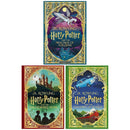 Harry Potter MinaLima Edition 3 Books Collection Set – Illustrated Wizarding World Collection