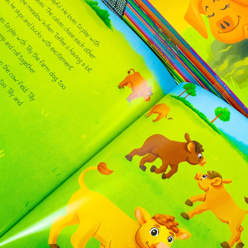 Preschool (Age 0-5) Farm Adventures 20 Books Collection Set (A Christmas Surprise, A Halloween Adventure, Baking Day, Dillon The Doubtful Duck, The Summer Day, The Honey Orchard)