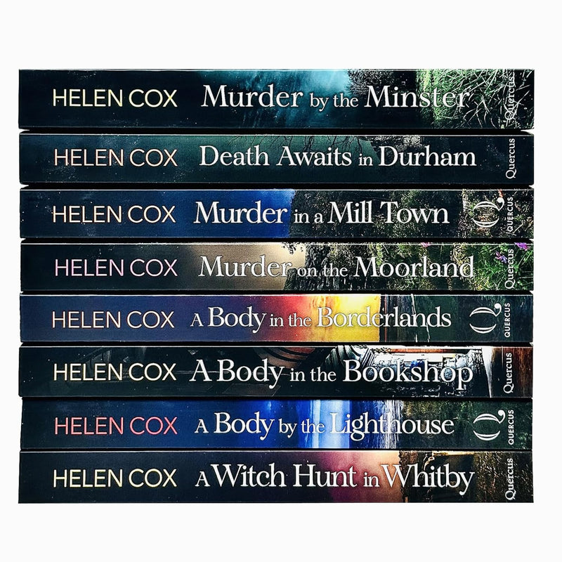 The Kitt Hartley Yorkshire Mysteries 8 Books Collection Set by Helen Cox (A Body by the Lighthouse, Murder by the Minster, A Body in the Bookshop, Murder on the Moorland, Death Awaits in Durham, A Witch Hunt in Whitby, A Body in the Borderlands, )