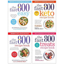 The Fast 800 Collection by Dr Clare Bailey 4 Books Set (The Fast 800 Treats Recipe Book, The Fast 800 Keto Recipe, The Fast 800 Easy, The Fast 800 Recipe Book)