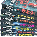 Eddie Flynn Series 7 Books Collection Set By Steve Cavanagh (Twisted,Thirteen, The Defence, The Plea, The Liar, Fifty-Fifty, The Devil's Advocate)