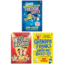 Jenny Pearson Collection 3 Books Set (The Super-Miraculous Journey of Freddie Yates, The Incredible Record Smashers and Grandpa Frank's Great Big Bucket List)
