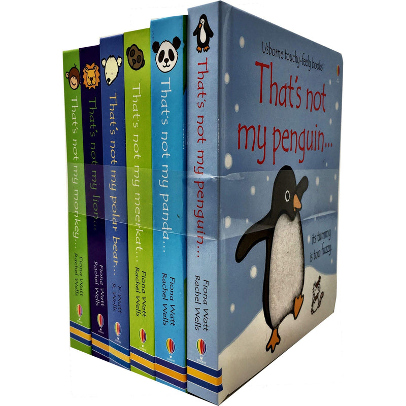 Usborne Thats Not My Wild Animals Collection Touchy-Feely 6 Books Set