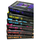 Legacy of Gods Series 6 Books Collection Set By Rina Kent (God of Pain, God of Fury, God of Ruin, God of War, God of Malice and God of Wrath)
