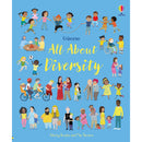 Usborne All About Feelings, Friends and Families My First Books 5 Book Set by Felicity Brooks – Feelings, Families, Diversity & Educational Learning Collection for Kids