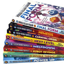 Mega Robo Bros Series Volume 1-8 Books Collection Set By Neil Cameron(Meltdown, Power Up, Double Threat, Carnival Crisis, Next Level, Robot Revenge, Nemesis & Final Form)