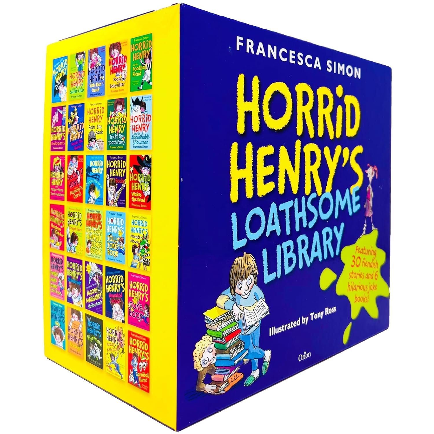 Horrid Henry the Complete Story Collection 30 Books Box Set Pack Franc