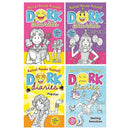 Dork Diaries Series Books 1–4 Collection Set by Rachel Renée Russell | Children’s Diary Style Fiction