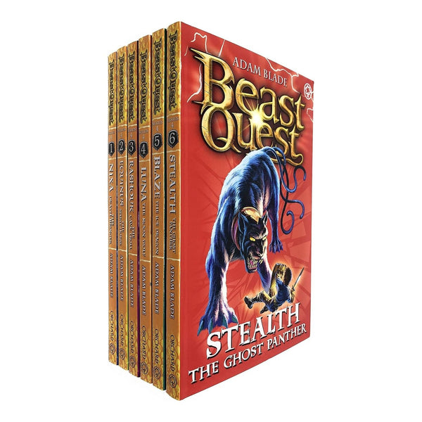 Beast Quest 6 Books Collection Set by Adam Blade (Series 4)