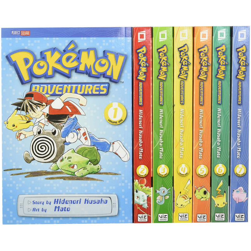 Pokemon Adventures Red & Blue Box Set: Set includes Vol. 1-7 (Pokemon Manga Box Sets)