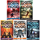 Robin Hood (Volume 6-10) by Robert Muchamore 5 Books Collection Set (Fire and Frost, Blasts and Betrayal And Fury, Bandits, Dirt Bikes and Trash, Prisons, Parties and Powerboats, Ballots and War and Peas)