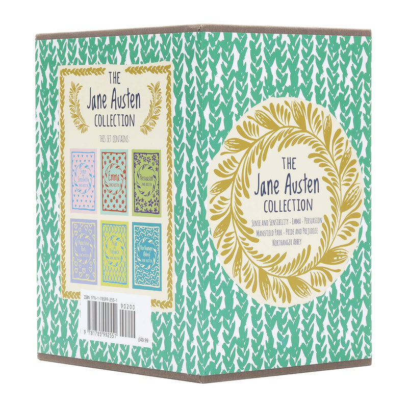 The Jane Austen Collection 6 Books Box Set Sense And Sensibility Emma Persuasion Mansfield Pride A..