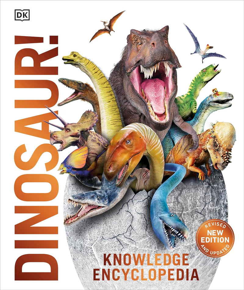 DK Childrens Encyclopedia, Knowledge Encyclopedia Dinosaur 2 Books Collection Set