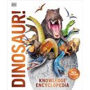DK Childrens Encyclopedia, Knowledge Encyclopedia Dinosaur 2 Books Collection Set