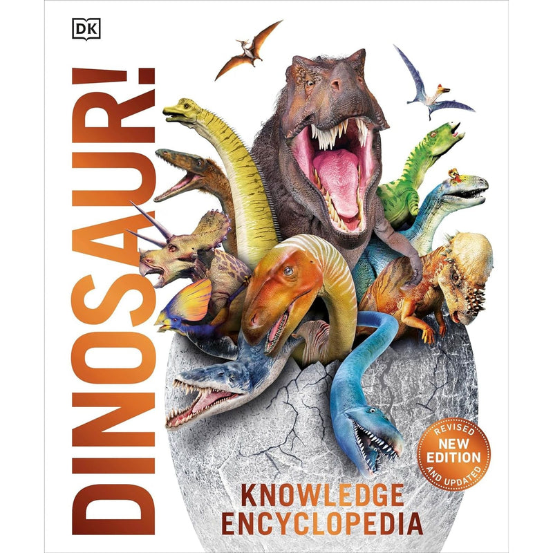 DK Childrens Encyclopedia, Knowledge Encyclopedia Dinosaur 2 Books Collection Set