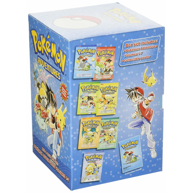 Pokemon Adventures Red & Blue Box Set: Set includes Vol. 1-7 (Pokemon Manga Box Sets)