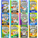Captain Underpants Series 12 Books Collection Set by Dav Pilkey (Books 1-12) - Hardcover