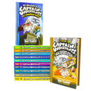 Captain Underpants Series 12 Books Collection Set by Dav Pilkey (Books 1-12) - Hardcover