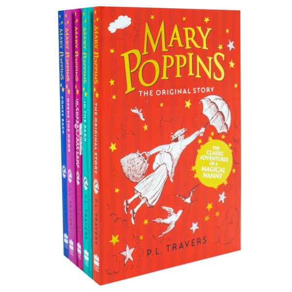 Mary Poppins The Complete Collection 5 Books Set by P. L. Travers