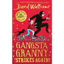 Gangsta Granny Strikes Again! Hardcover Book by David Walliams – Funny Illustrated Adventure Story for Kids