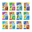 Paw Patrol Get set for school Activity 12 Books Collection Set(First Letters, Phonics, Writing, Numbers, Counting, Spelling, 100 Words, Fun With Numbers, Telling the Time, Left right up down & More)