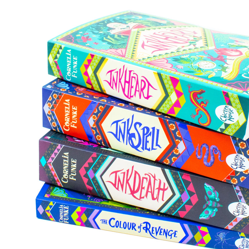 Inkheart Trilogy 4 Book Set by Cornelia Funke, Captivating Magical Fantasy Adventure for Young Readers Ages 12+