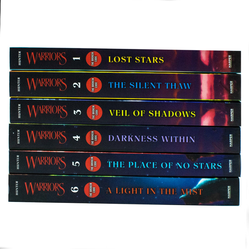 Warrior Cats The Broken Code Series 7 Collection 6 Books Set