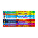 Mega Robo Bros Series Volumes 1–8 Books Collection Set by Neil Cameron – Meltdown, Power Up & Action-Packed Robot Adventure Collection for Kids