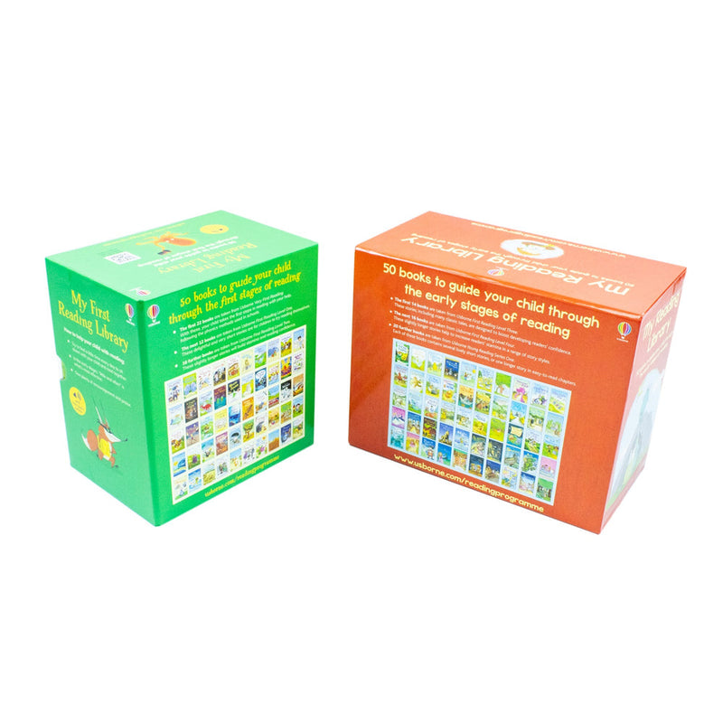 Usborne Very First Reading Library 100 Books Collection Set School Reading Pack Age 3 & 4+