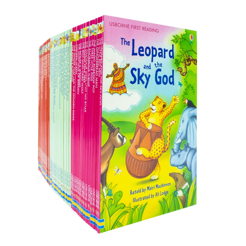 Usborne Very First Reading Library 100 Books Collection Set School Reading Pack Age 3 & 4+