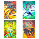 Wings of Fire Graphix 4 Books Box Set (The Dragonet Prophecy, The Lost Heir, The Hidden Kingdom and The Dark Secret)