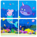 Peppa's Magical Creatures Little Library 4 Story Books Collection Box Set mermaids, unicorns, narwhals, dragons